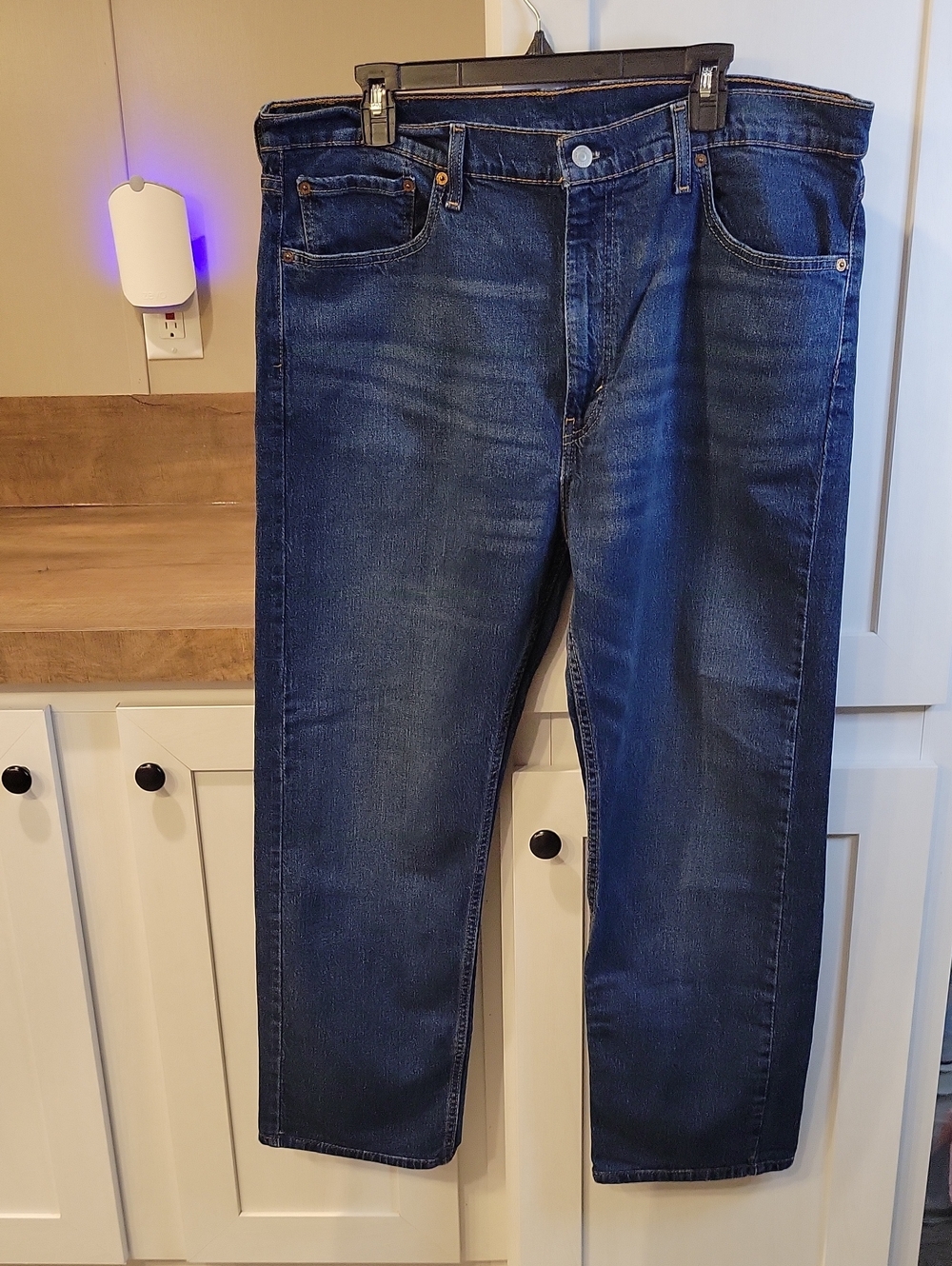 Levi's Men's Dark Blue Relaxed Fit Jeans